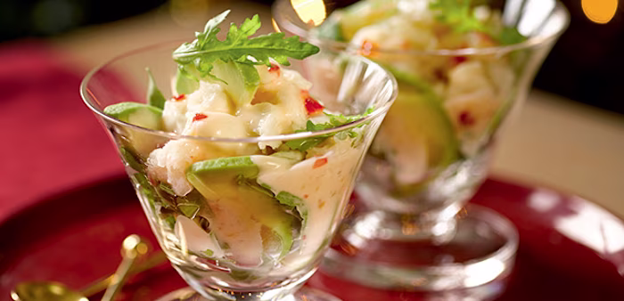 starter crab dish