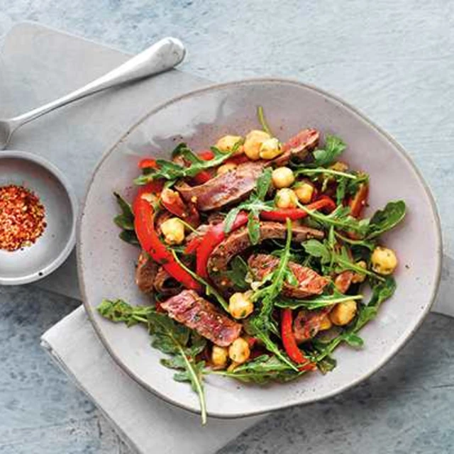 Spicy Beef and Bean Salad
