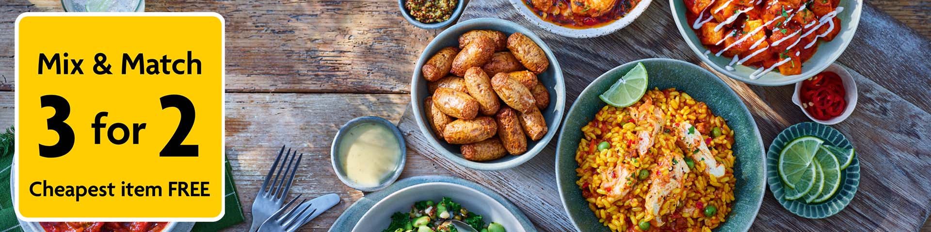 3 for 2 on Summer Snacking Favourites