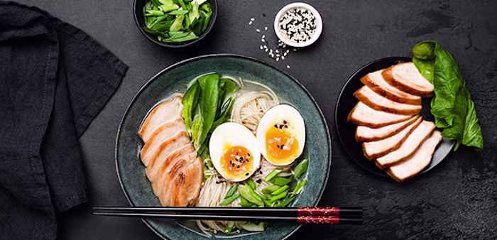 chicken ramen bowl