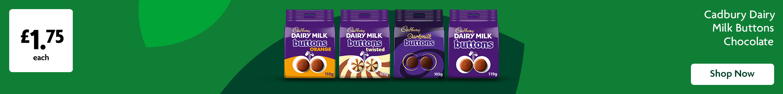 Cadbury promotional banner