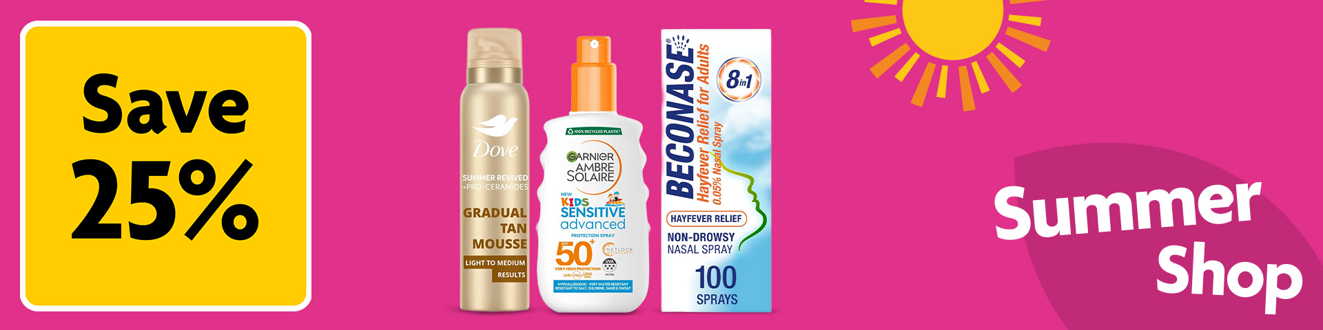 25% off Summer Essentials