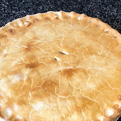 Potato, Cheese and Onion Pie