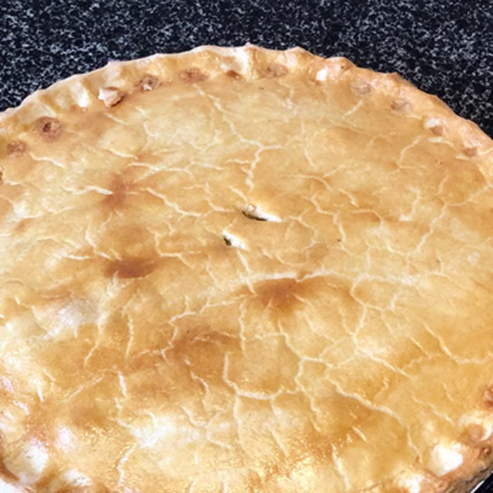 Potato, Cheese and Onion Pie