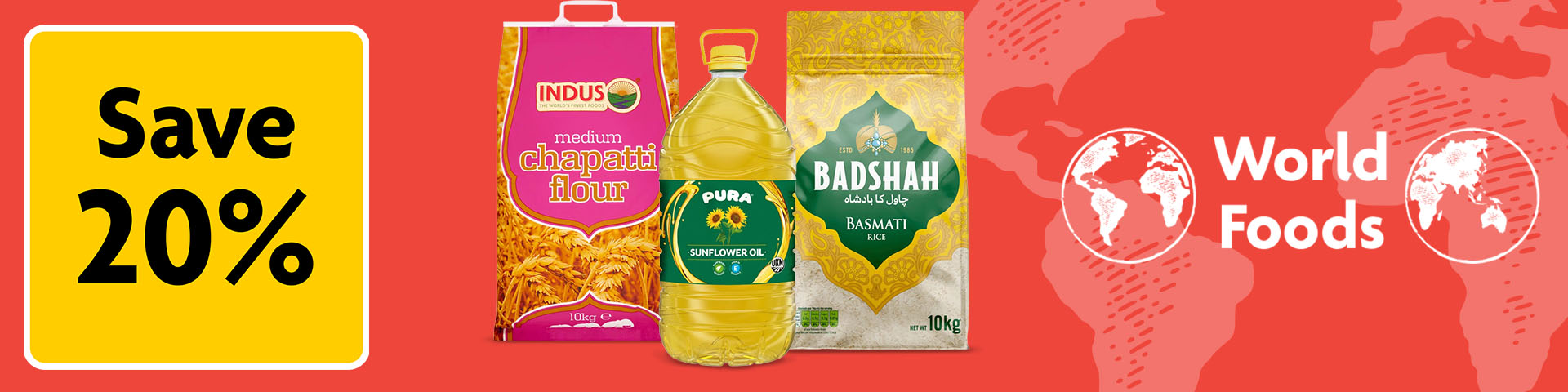 20% off World Foods