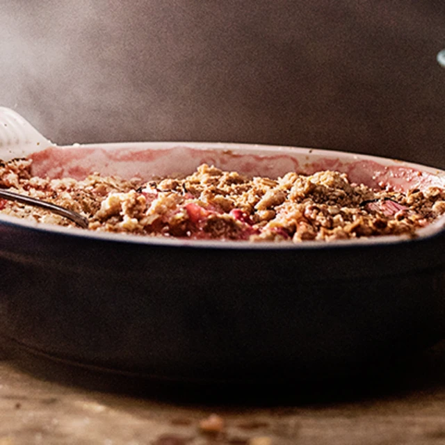 Rhubarb Crumble