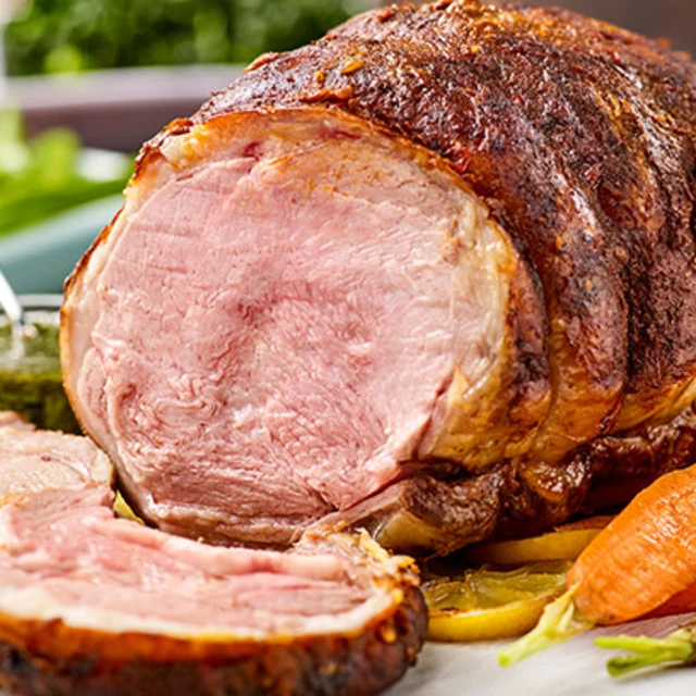 Harissa Spiced Roast Lamb with Honey Roasted Carrots