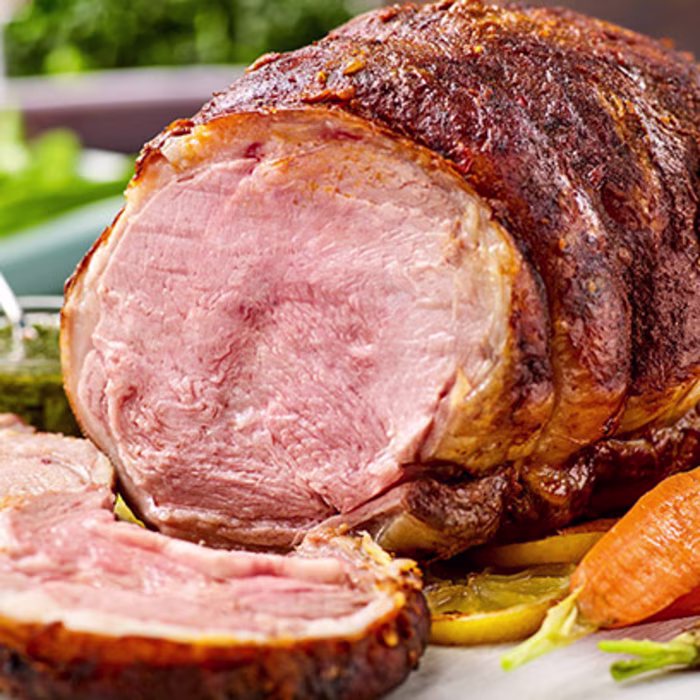 Harissa Spiced Roast Lamb with Honey Roasted Carrots