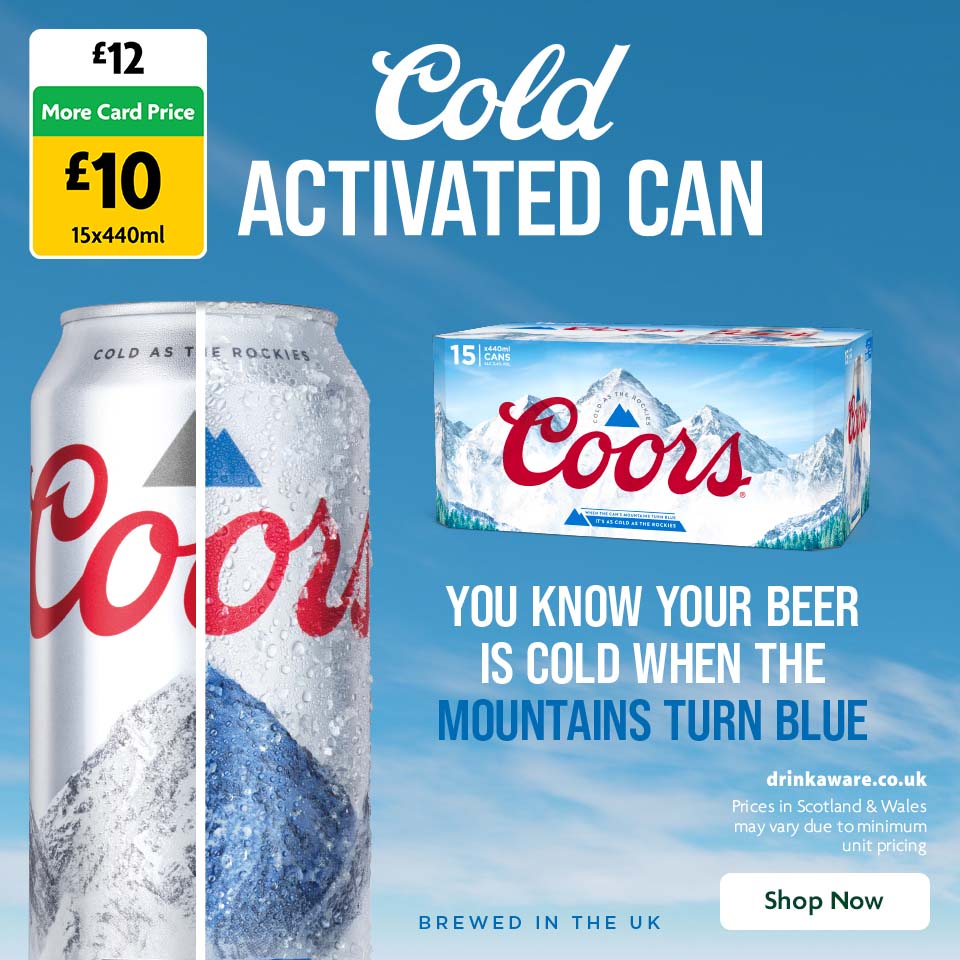 Coors promotional banner