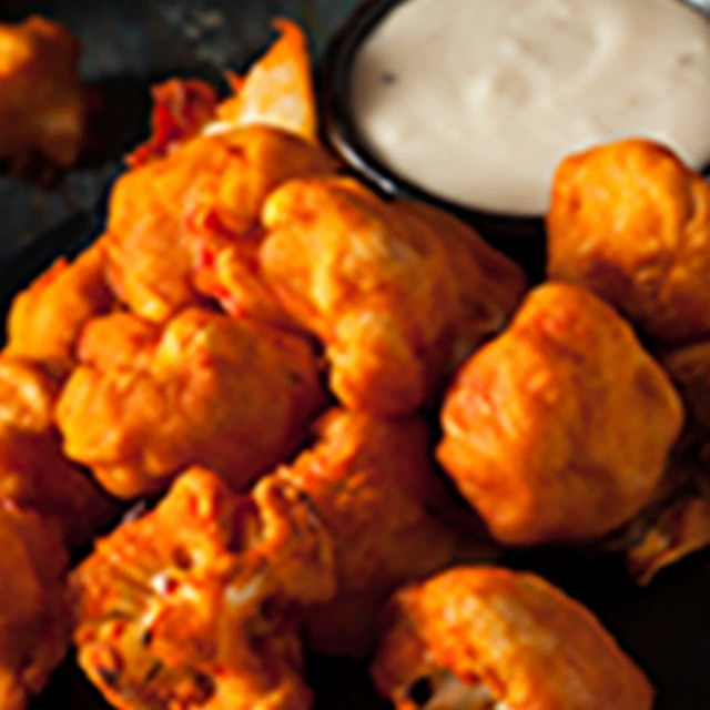BBQ Cauliflower Wings with Dipping Sauce