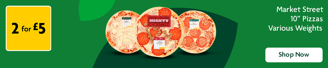 Morrisons Stonebaked Pizza Promotional Banner