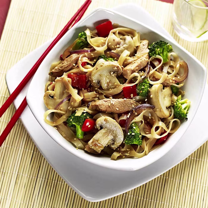 Chinese Chicken and Mushroom Stir Fry