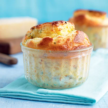 Cheesy Smoked Haddock Soufflés