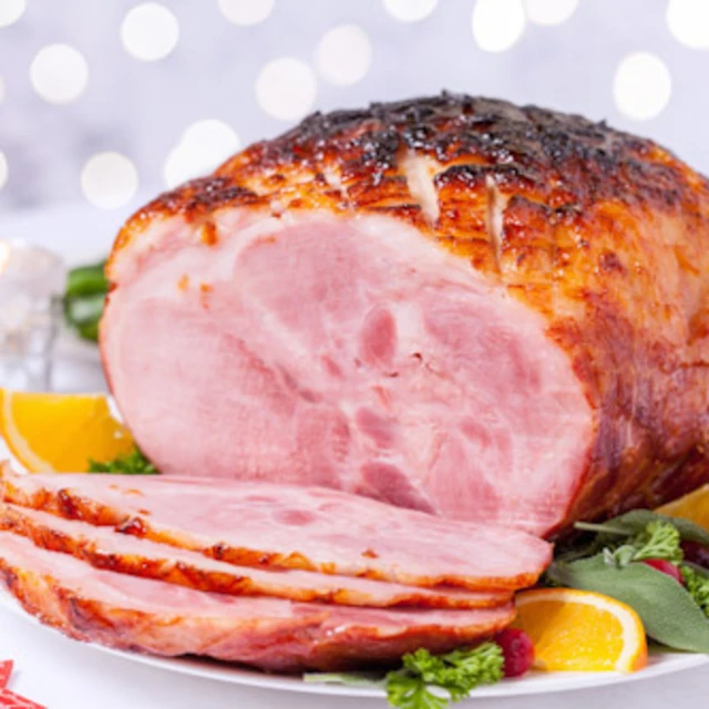 Spiced Honey, Soy & Wasabi Mustard Glazed Gammon