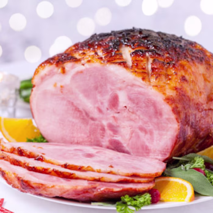 Spiced Honey, Soy & Wasabi Mustard Glazed Gammon