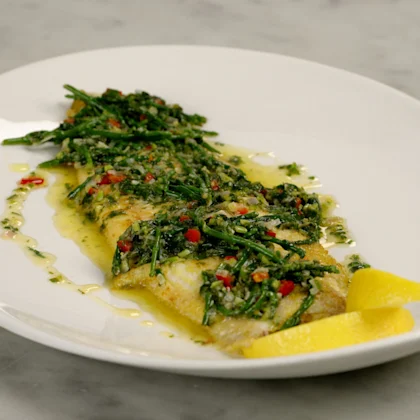 Curry Spiced Dover Sole in Chilli Butter