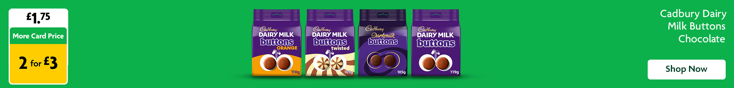 Cadbury promotional banner