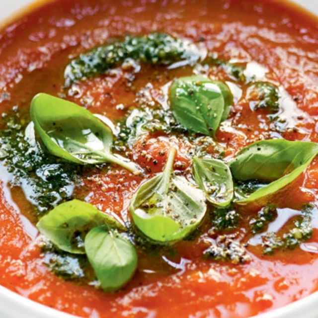 Roasted Tomato and Red Pepper Soup