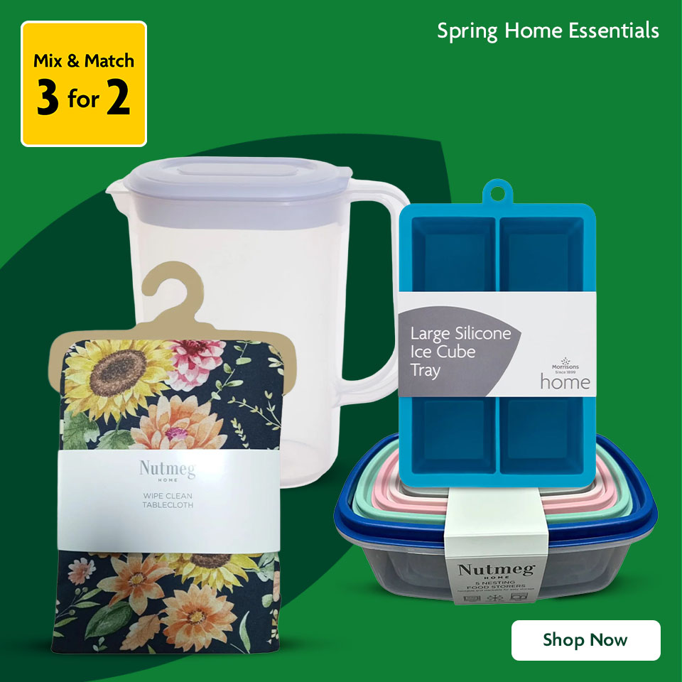 3 for 2 on Selected Spring Home Essentials