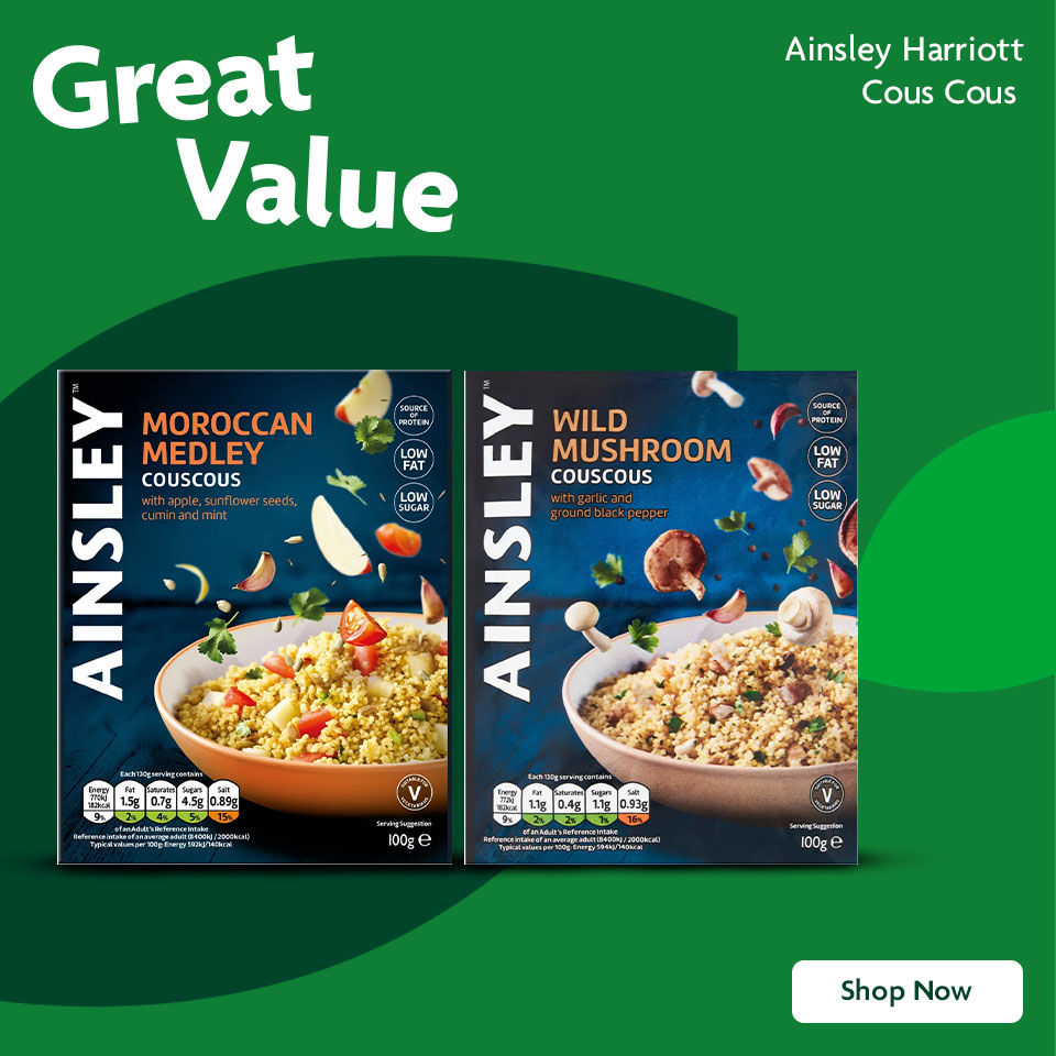 Ainsley Promotional Banner