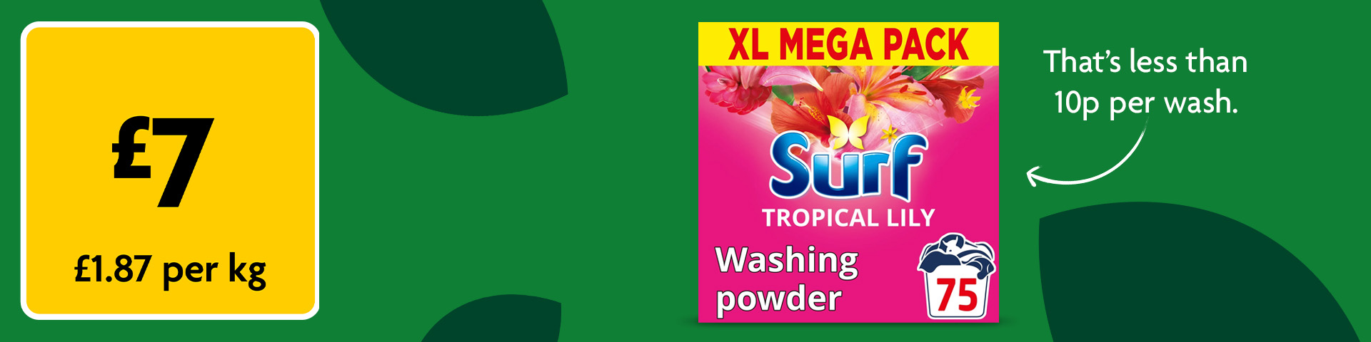 Surf Tropical Lily Washing Powder