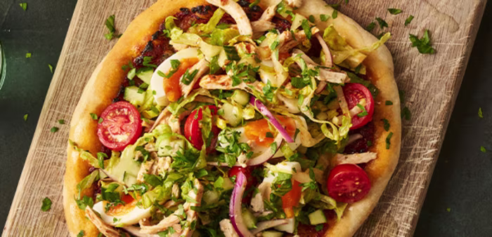 cobb salad pizza