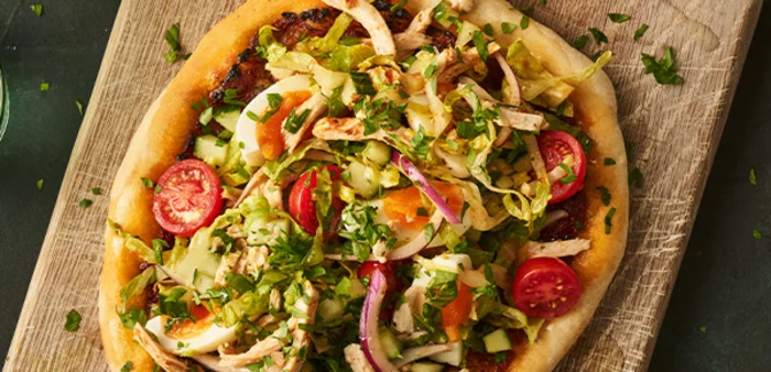 cobb salad pizza