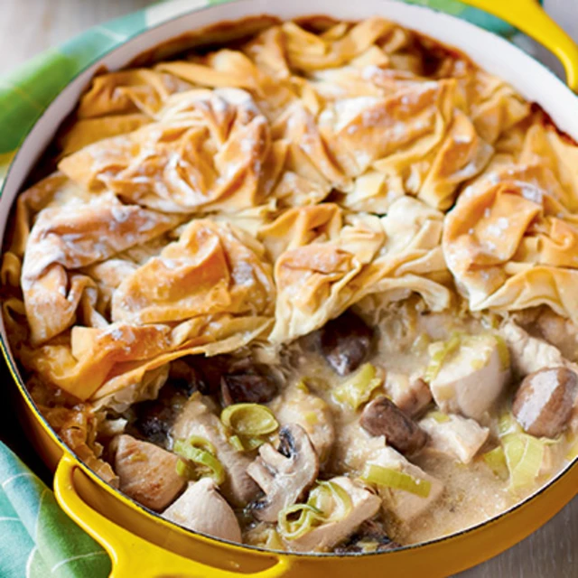 Lower-cal Chicken Pie