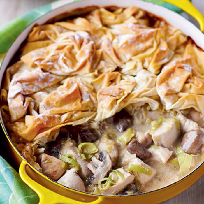 Lower-cal Chicken Pie