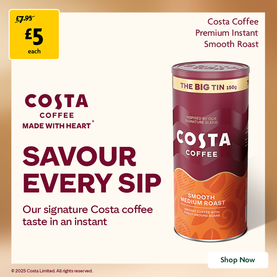 Costa Coffee Promotional Banner