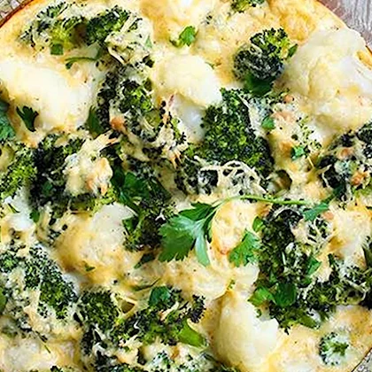 Broccoli with Cheese Sauce
