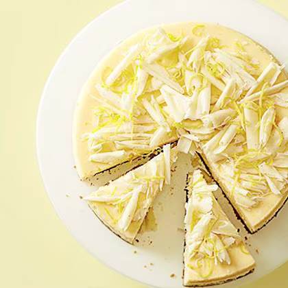 Lemon and Gingernut Cheesecake