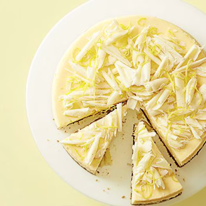 Lemon and Gingernut Cheesecake