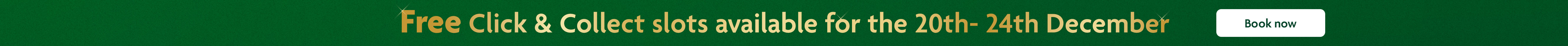 Book your Christmas Delivery Slot today