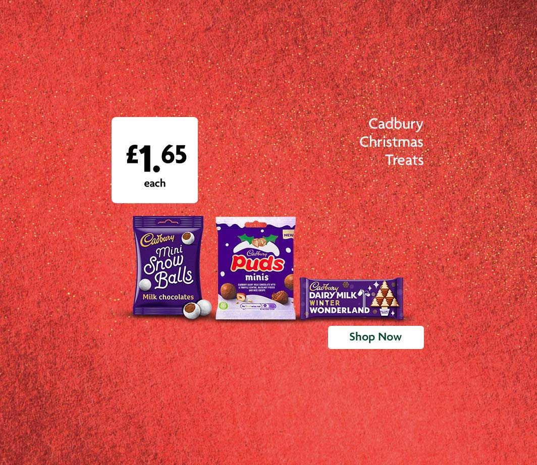 Cadbury promotional banner