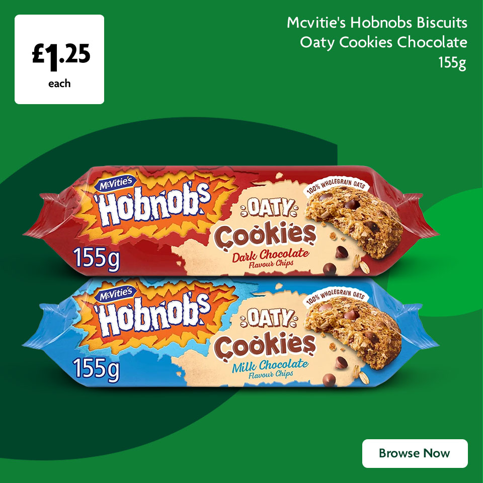 hobnob promotional banner 