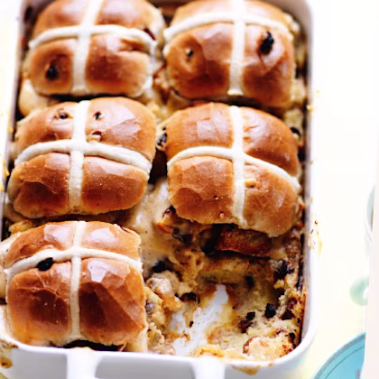 Easter Bun Pudding