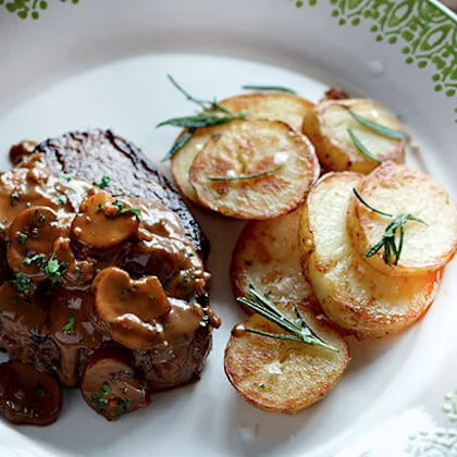 Fillet Steak with Mushroom and Madeira Sauce