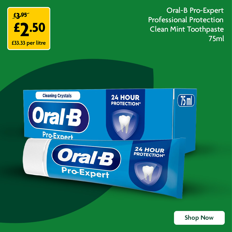Oral B Promotional Banner 