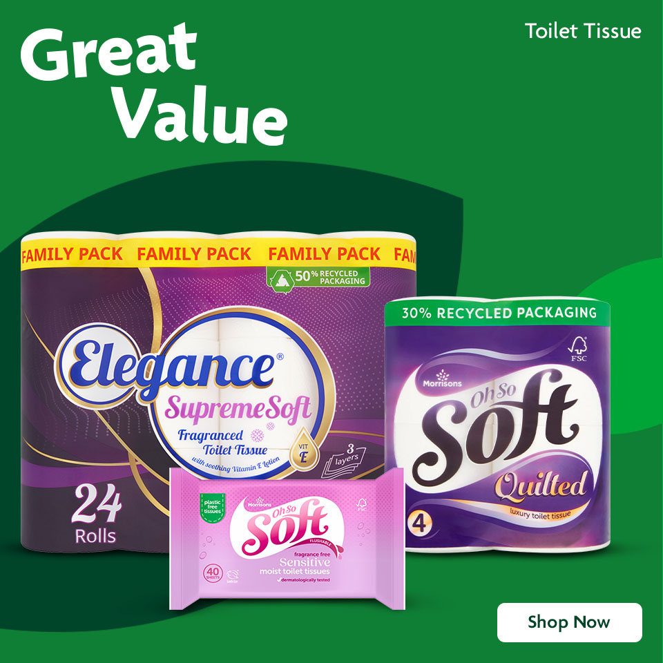 Elegance & Morrisons Promotional Banner