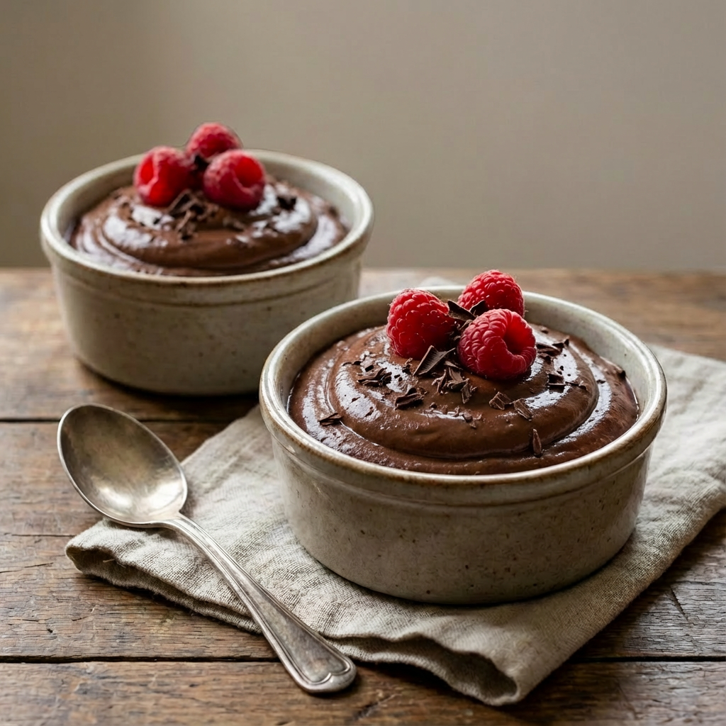 Vegan Avocado Chocolate Mousse