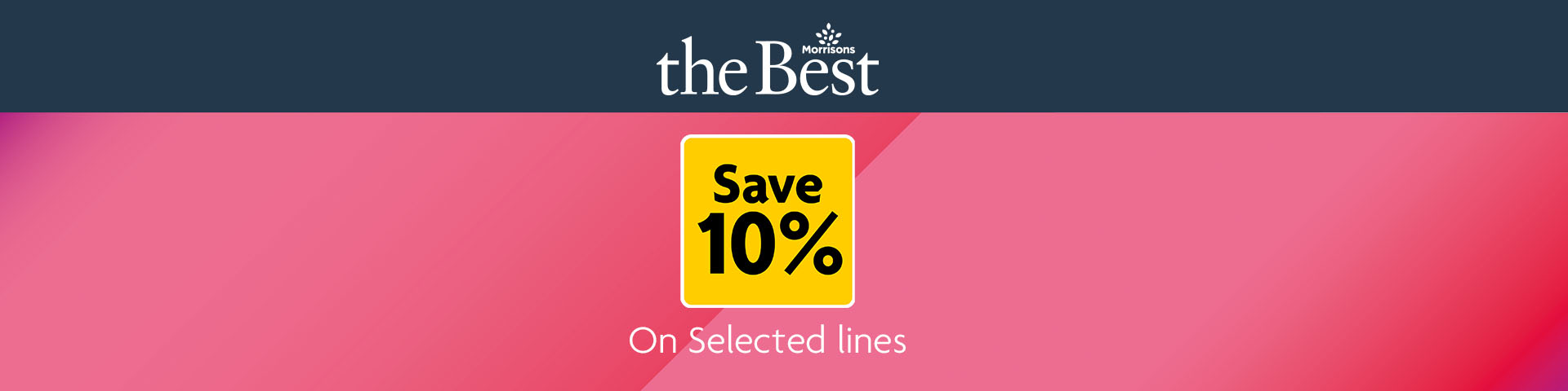 Save 10% on selected The Best range