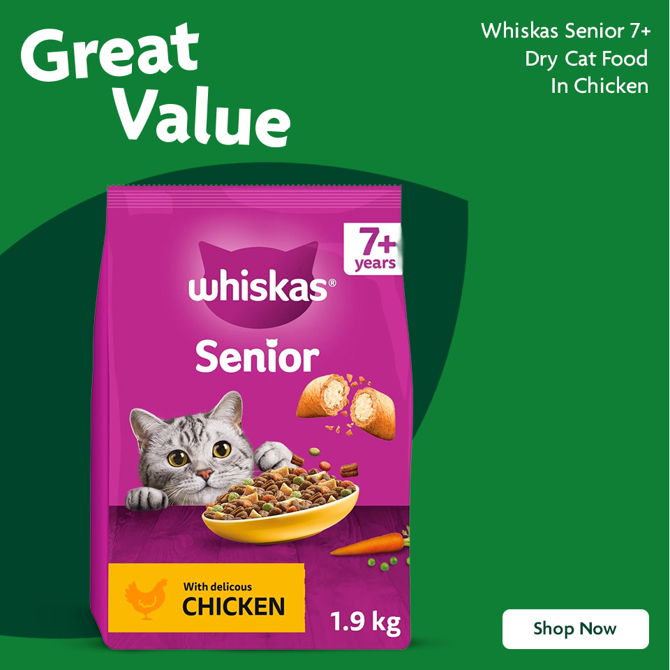 Whiskas cat food banner