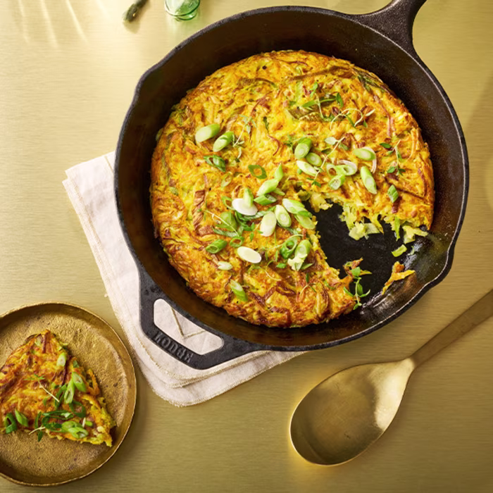 Leek, Carrot And Parsnip Frying Pan Rosti