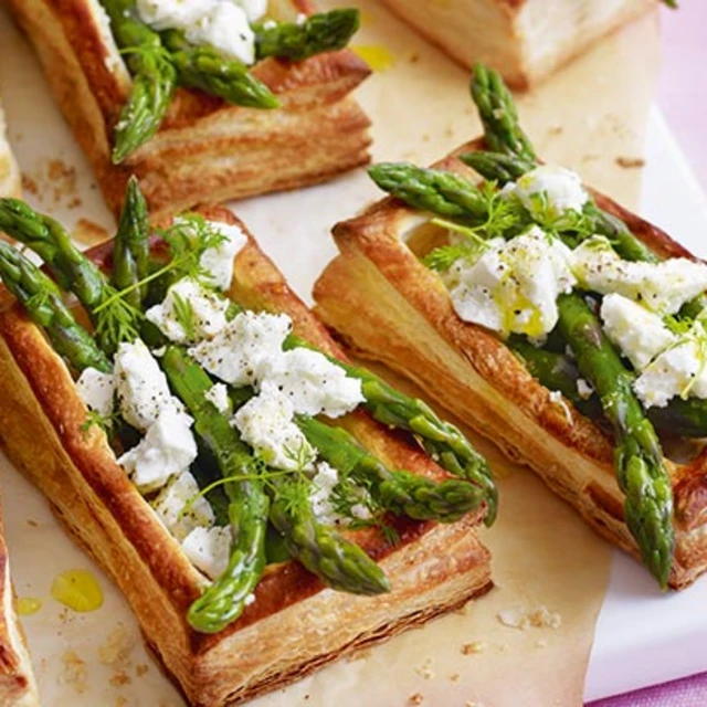 Asparagus and Feta Tarts