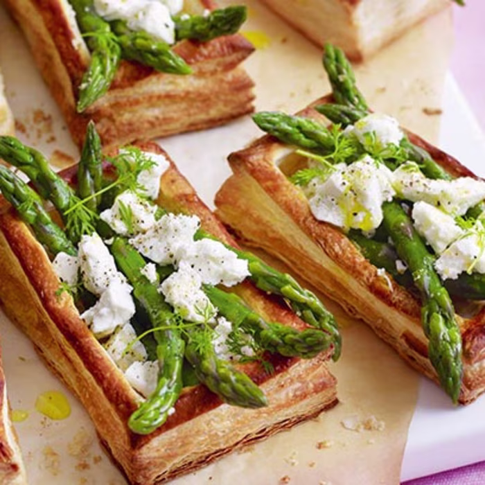 Asparagus and Feta Tarts