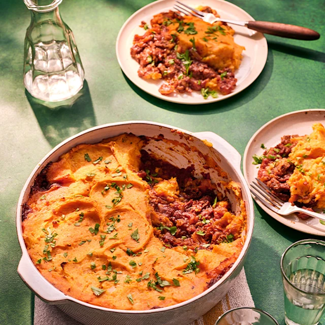 Lamb Tagine & Sweet Potato Pie