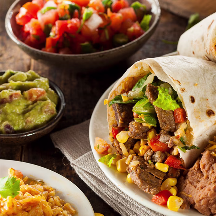 Steak Burritos with Creamy Avocado
