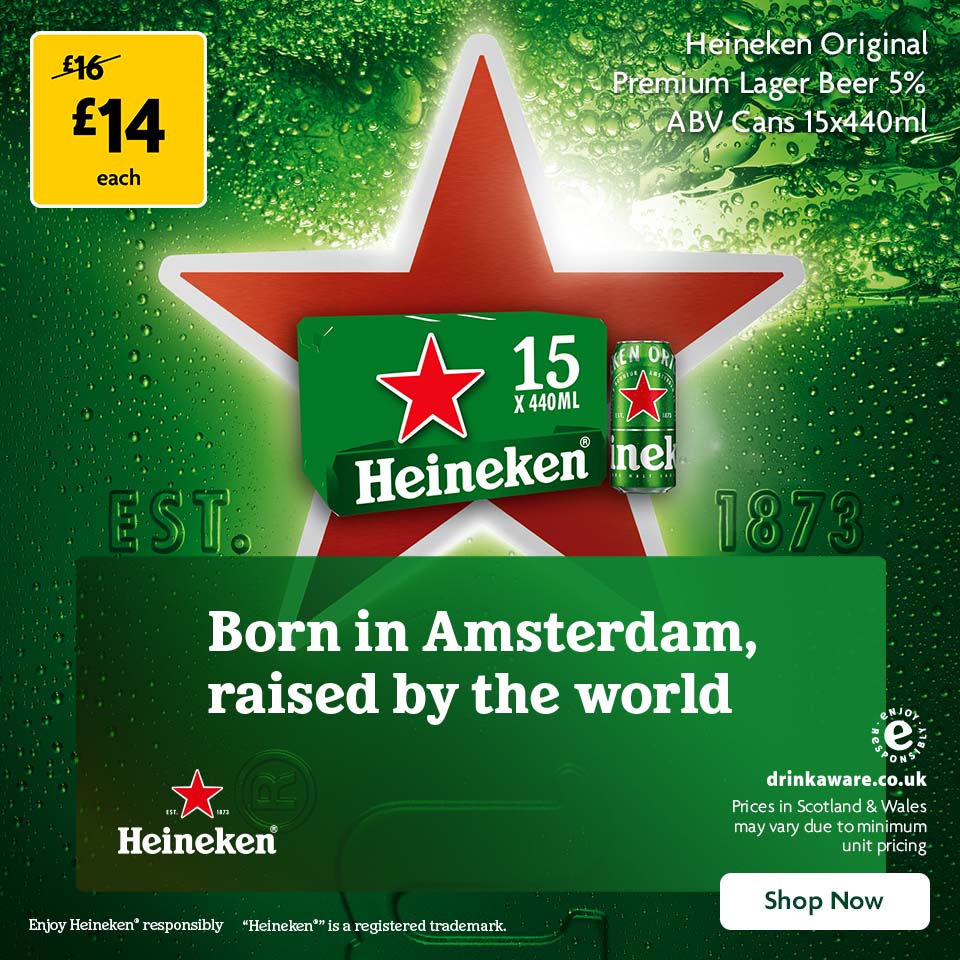 Heineken promotional banner