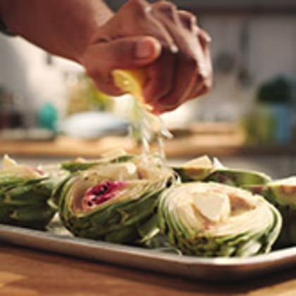 Whole Globe Artichoke With Lemon Butter